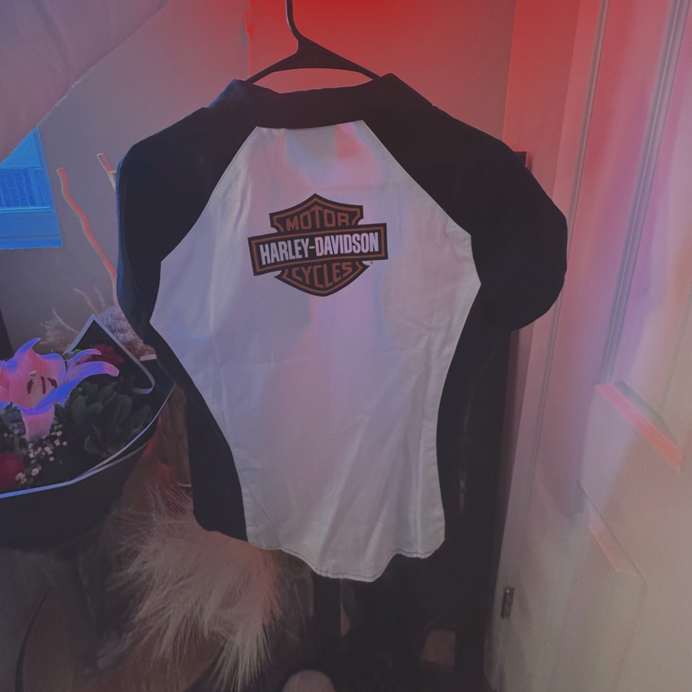 New Never Used Harley-Davidson zip-up Shirt